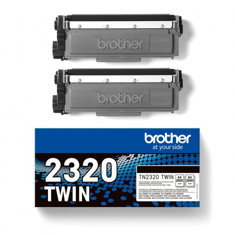 Brother TN | 2320 TWIN | Black | Toner cartridge | 2600 pages - 3